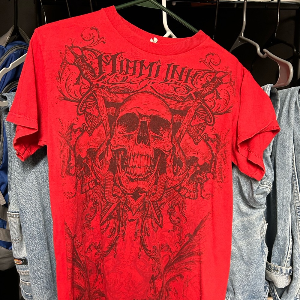Y2k Miami ink t shirt
